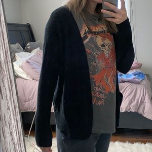 Black XL cardigan